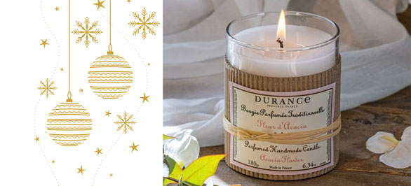 bougie Durance et parfun d'intérieur Durance